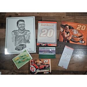 Tony Stewart Nascar Art Collection.